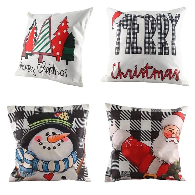 Christmas Throw Pillow Cover Set (18×18")