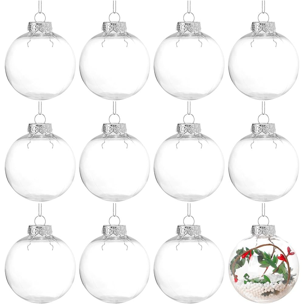 Clear Fillable Snow Globe Ornament Craft Kit