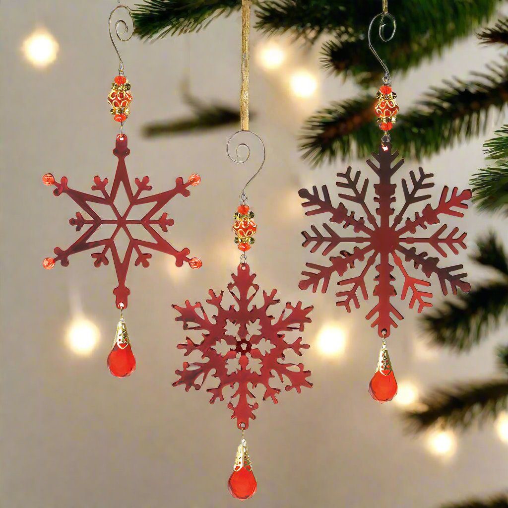 Snowflake Ornaments — Set of 12