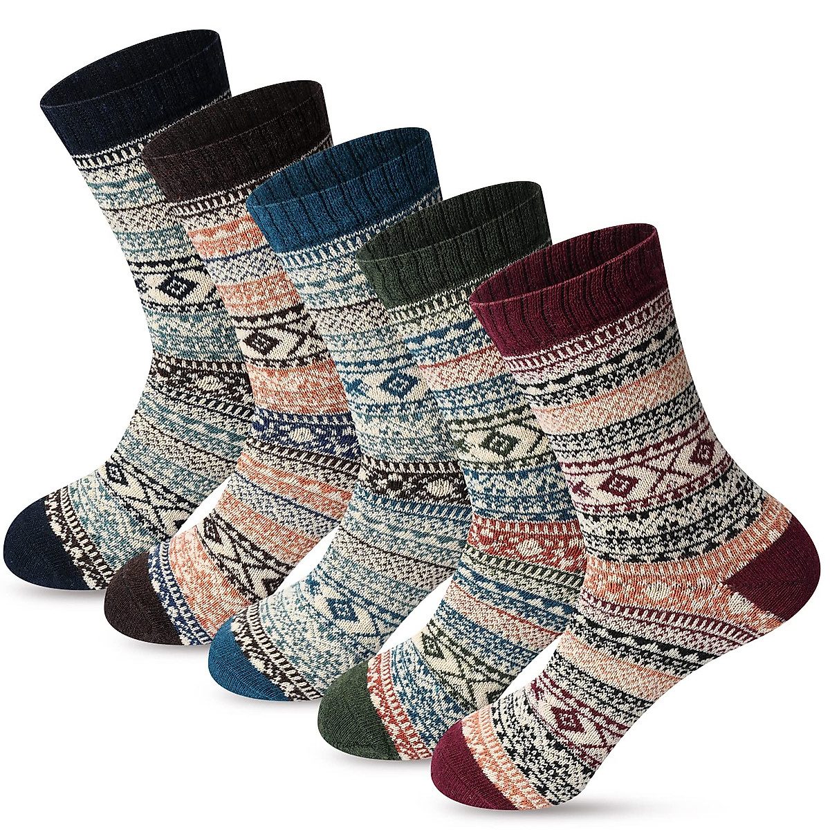 Women's Wool Socks Gift Set — 3 Pairs