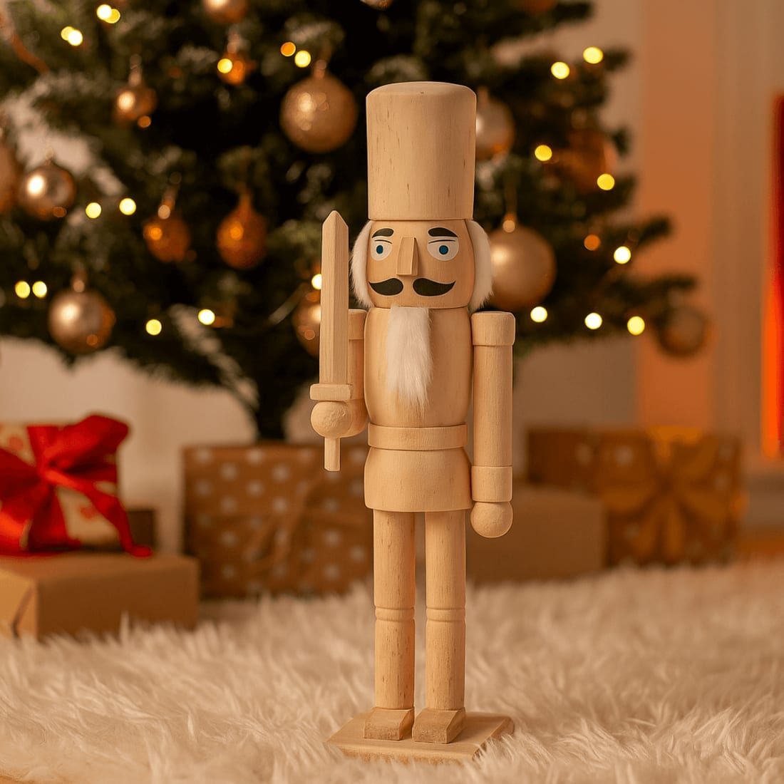 Wooden Nutcracker Decor
